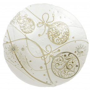 Brandani - Modello: Regalomagia - Centrotavola in vetro dal design elegante - Colore: Bianco/Oro - SKU: B84390 - Codice EAN: 8029722843902 