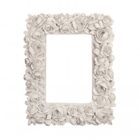 Brandani - Modello: Rose - Portafoto in resina dal design moderno - Colore: Avorio - Foto 10x15 - SKU: B51622 - Codice EAN: 8029722516226 