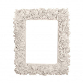 Brandani - Modello: Rose - Portafoto in resina dal design moderno - Colore: Avorio - Foto 13x18 - SKU: B51623 - Codice EAN: 8029722516233 