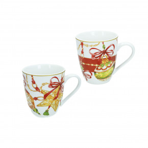 Brandani - Modello: Gioco di luci - Set 2 mug in porcellana - Colore: Multicolore - SKU: B89695 - Codice EAN: 8029722896953