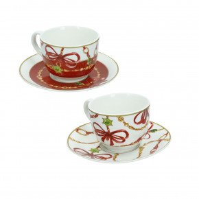 Brandani - Modello: Gioco di luci - Set 2 tazze da tè in porcellana - Colore: Multicolore - SKU: B89693 - Codice EAN: 8029722896939 