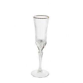 Brandani - Modello: Oh my Gold - Set 6pz bicchieri flute in vetro - Colore: Trasparente - SKU: B53598 - Codice EAN: 8029722535982 