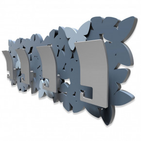CalleaDesign - Modello: Farfalla - Appendiabiti da parete moderno lineare - SKU: 50-13-3 