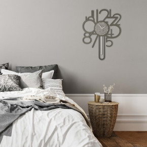 CalleaDesign - Modello: Joseph - Orologio da parete a pendolo in legno dal design moderno ed elegante - SKU: 11-002 