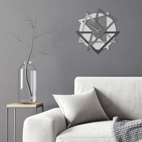 CalleaDesign - Modello: Geolo - Orologio da parete moderno con forme geometriche da salotto - SKU: 10-133 