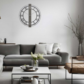 CalleaDesign - Modello: Franz - Orologio da parete moderno in legno con numeri romani - SKU: 10-223 