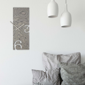 CalleaDesign - Modello: Greg - Orologio da parete rettangolare verticale in legno dal design moderno - SKU: 10-010 