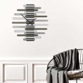 CalleaDesign - Modello: Veneziano - Orologio da parete rotondo in legno dal design moderno ed elegante - SKU: 10-201 