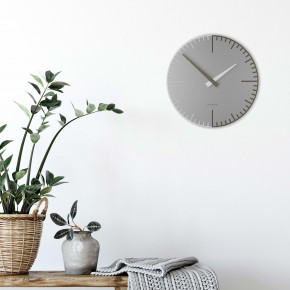 CalleaDesign - Modello: Exacto - Orologio da parete rotondo in legno dal design moderno - SKU: 10-025 