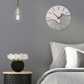 CalleaDesign - Modello: Oliver - Orologio da parete rotondo in legno dal design moderno - SKU: 10-101 