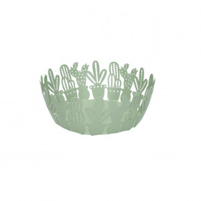 Brandani - Modello: Cactus - Cestino in metallo dal design moderno - Colore: Verde - SKU: B51748 - Codice EAN: 8029722517483 
