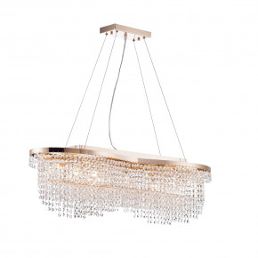 Maytoni - Modello: Toils - Lampadario classico con struttura in metallo e pendenti in cristallo - Attacco Lampadina: E14 - 7 Lampadine - Watt 60W - Dimmerabile: NO - Grado di Protezione: IP20 - SKU: DIA600-07 