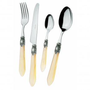 Bugatti - - Design By: Ufficio tecnico bugatti Servizio di posate 24pz ghiera argentata e manico in madreperla linea "Oxford" - SKU: OXFORD