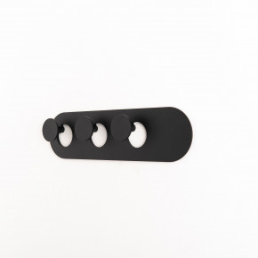 Formae - Appendino moderno con 3 ganci in acciaio verniciato "Eclip" - SKU: ECLIH3