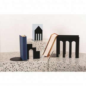 Formae - Fermalibri in acciaio verniciato in stile metropolitano "Damasco" modello 1 - SKU: DAMAU1 