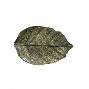 Easy Life - Modello: Forest Dream - Piattino in vetro a forma di foglia di betulla - Colore: Verde - SKU: R1535#FODG - Codice EAN: 8001544175638 