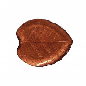 Easy Life - Modello: Forest Dream - Piattino in vetro a forma di foglia di tiglio - Colore: Rosso - SKU: R1537#FODR - Codice EAN: 8001544175676