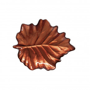 Easy Life - Modello: Forest Dream - Piattino in vetro a forma di foglia - Colore: Rosso - SKU: R1532#FODR - Codice EAN: 8001544175607