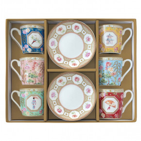 Easy Life - Modello: Jardins D'Orient - Set 6 tazzine da caffe con piattino in porcellana - Colore: Multicolore - SKU: R0126#JADO - Codice EAN: 8001544138954