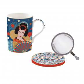 Easy Life - Modello: Tokyo - Set da tè con tazza e infuser - Colore: Multicolore - SKU: R0105#TOKY - Codice EAN: 8001544027487 