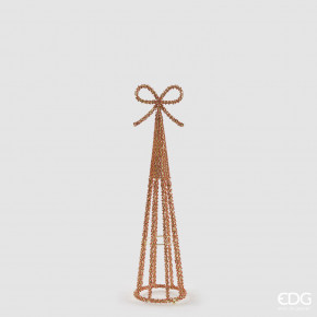 EDG - Enzo de Gasperi - Modello: Jewel - Decorazione natalizia con a forma di alberello - Colore: Oro/Rosso - SKU: 8100711A442 - Codice EAN: 8059824497475 
