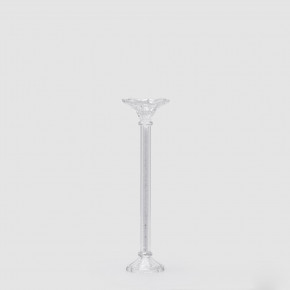 EDG - Enzo de Gasperi - Portacandela alto in cristallo con fiore - SKU: 4400067A000 - Codice EAN: 8059824366665 