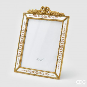 EDG - Enzo de Gasperi - Portafoto rettangolare grande dal design classico - Colore: Oro - Foto 20x25 - SKU: 713755-01 - Codice EAN: 8056372905162 
