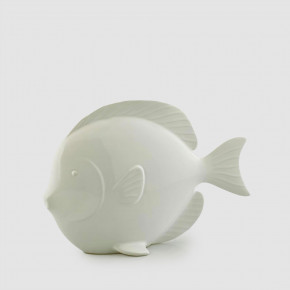 EDG - Enzo de Gasperi - Statuina da tavolo con pesce dal design moderno - Colore: Bianco - SKU: 011316-10 - Codice EAN: 8054184852292 