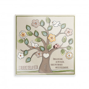 Egan - Modello: Albero della Vita - Bomboniera in ceramica con albero della vita - Colore: Verde - SKU: AL08Q/3 - Codice EAN: 8050847753807 