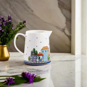 Egan - Modello: Paese Mio - Caraffa in ceramica - Colore: Blu - SKU: 121071 - Codice EAN: 8055267588763