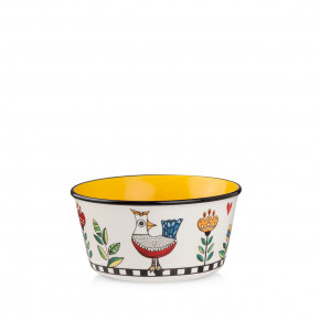 Egan - Modello: Cocoricò - Ciotola in porcellana dal design moderno - Colore: Giallo - SKU: 228018 - Codice EAN: 8059018030822