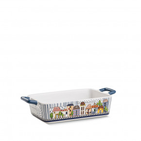 Egan - Pirofila in ceramica con manici "Paese Mio" - Colore: Blu - SKU: 121021 - Codice EAN: 8055267582006 