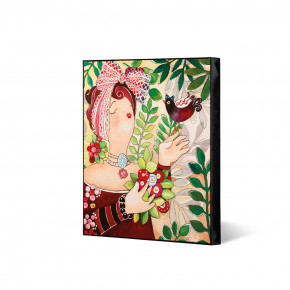 Egan - Modello: Le Pupazze - Quadro moderno in tela dipinta a mano "La Miranda" 50x60 - Tema Quadro: Array - Realizzazione Quadro: Dipinti su Tela - SKU: 101007 - Codice EAN: 8059018037197