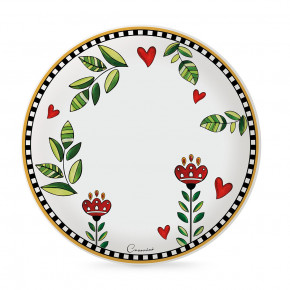 Egan - Modello: Cocoricò - Set 6 piatti piani in porcellana dal design moderno - Colore: Giallo - SKU: 228003 - Codice EAN: 8059018039894