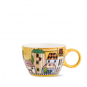 Egan - Tazza colazione in ceramica "Paese Mio" - Colore: Giallo - SKU: 121005 - Codice EAN: 8055267581849