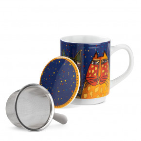 Egan - Modello: Laurel Burch - Tisaniera in porcellana - Colore: Blu - SKU: 174002 - Codice EAN: 8052278336383 