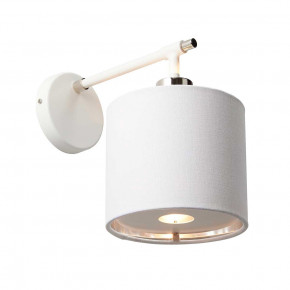 Elstead Lighting - Modello: Balance - Applique da parete in acciaio con diffusore in tessuto dal design moderno - Attacco Lampadina: E27 - 1 Lampadina - Watt 40W - Dimmerabile: NO - Grado di Protezione: IP20 - Classe Energetica: A - SKU: BALANCE1 
