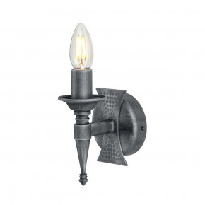Elstead Lighting - Modello: Saxon - Applique da parete in acciaio dal design rustico con 1 diffusore - Attacco Lampadina: E14 - 1 Lampadina - Watt 60W - Dimmerabile: NO - Grado di Protezione: IP20 - Classe Energetica: A - SKU: SAX1 