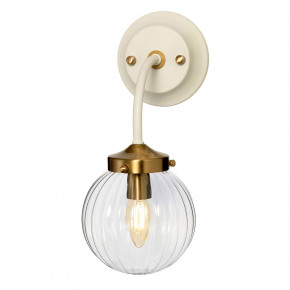 Elstead Lighting - Modello: Cosmos - Applique da parete moderna con struttura in metallo e diffusore in vetro - Colore: Crema - Attacco Lampadina: E14 - 1 Lampadina - Watt 8W - Dimmerabile: NO - Grado di Protezione: IP20 - Classe Energetica: A - SKU: DL-COSMOS1 - Codice EAN: 5024005376811 