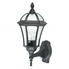 Elstead Lighting - Modello: Ledbury - Applique da parete per esterni con struttura in alluminio e diffusore in vetro - Colore: Nero - Attacco Lampadina: E27 - 1 Lampadina - Watt 60W - Dimmerabile: NO - Grado di Protezione: IP44 - Classe Energetica: A - SKU: GZH-LB1 - Codice EAN: 5024005554004