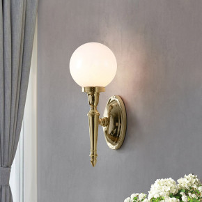 Elstead Lighting - Modello: Dryden - Applique per bagno con struttura in acciaio e diffusore in vetro opalino - Attacco Lampadina: G9 - 1 Lampadina - Watt 3W - Dimmerabile: NO - Grado di Protezione: IP44 - Classe Energetica: A - SKU: BATH-DRYDEN4 