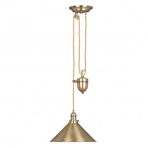 Elstead Lighting - Modello: Provence - Lampada a sospensione in acciaio con contrappeso dal design industrial - Attacco Lampadina: E27 - 1 Lampadina - Watt 100W - Dimmerabile: NO - Grado di Protezione: IP20 - Classe Energetica: A - SKU: PV-P