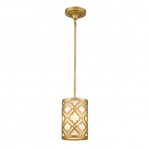 Elstead Lighting - Modello: Arabella - Lampada a sospensione moderna piccola struttura in acciaio e paralume in lino - Colore: Oro - Attacco Lampadina: E27 - 1 Lampadina - Watt 75W - Dimmerabile: NO - Grado di Protezione: IP20 - Classe Energetica: A - SKU: GN-ARABELLA-MP - Codice EAN: 5024005328810 