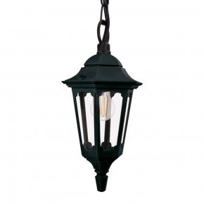 Elstead Lighting - Modello: Parish - Lampada a sospensione per esterno con struttura in alluminio e paralume in vetro - Colore: Nero - Attacco Lampadina: E27 - 1 Lampadina - Watt 60W - Dimmerabile: NO - Grado di Protezione: IP44 - Classe Energetica: A - SKU: PR9-BLACK - Codice EAN: 5024005706809 