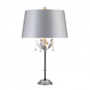 Elstead Lighting - Modello: Amarilli - Lampada da tavolo classica in acciaio diffusore in tessuto e dettagli in vetro - Attacco Lampadina: E27 - 1 Lampadina - Watt 60W - Dimmerabile: NO - Grado di Protezione: IP20 - Classe Energetica: A - SKU: AML-TL