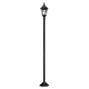 Elstead Lighting - Modello: Kinsale - Lampione da giardino con struttura in resina e diffusore in acrilico - Colore: Nero - Attacco Lampadina: E27 - 1 Lampadina - Watt 100W - Dimmerabile: NO - Grado di Protezione: IP44 - Classe Energetica: A - SKU: KINSALE-POST - Codice EAN: 5024005521501