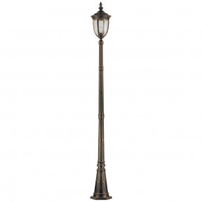 Elstead Lighting - Modello: Cleveland - Lampione da giardino struttura in alluminio e diffusore in vetro - Colore: Bronzo - Attacco Lampadina: E27 - 1 Lampadina - Watt 60W - Dimmerabile: NO - Grado di Protezione: IP44 - Classe Energetica: A - SKU: CL5-M - Codice EAN: 5024005503316 