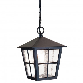 Elstead Lighting - Modello: Canterbury - Lanterna a catena grande per esterni struttura in alluminio e diffusore in vetro - Colore: Nero - Attacco Lampadina: E27 - 1 Lampadina - Watt 100W - Dimmerabile: NO - Grado di Protezione: IP44 - Classe Energetica: A - SKU: BL48M-BLACK - Codice EAN: 5024005238508 