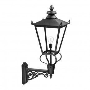 Elstead Lighting - Modello: Wilmslow - Lanterna da esterno da parete con struttura in alluminio e diffusore in vetro - Colore: Nero - Attacco Lampadina: E27 - 1 Lampadina - Watt 100W - Dimmerabile: NO - Grado di Protezione: IP23 - Classe Energetica: A - SKU: WSLB1-BLACK - Codice EAN: 5024005257301