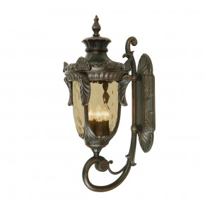 Elstead Lighting - Modello: Philadelphia - Lanterna da parete grande a 3 luci da esterno in metallo bronzato - Colore: Bronzo - Attacco Lampadina: E14 - 3 Lampadine - Watt 60W - Dimmerabile: NO - Grado di Protezione: IP44 - Classe Energetica: A - SKU: PH1-L-OB - Codice EAN: 5024005390305 